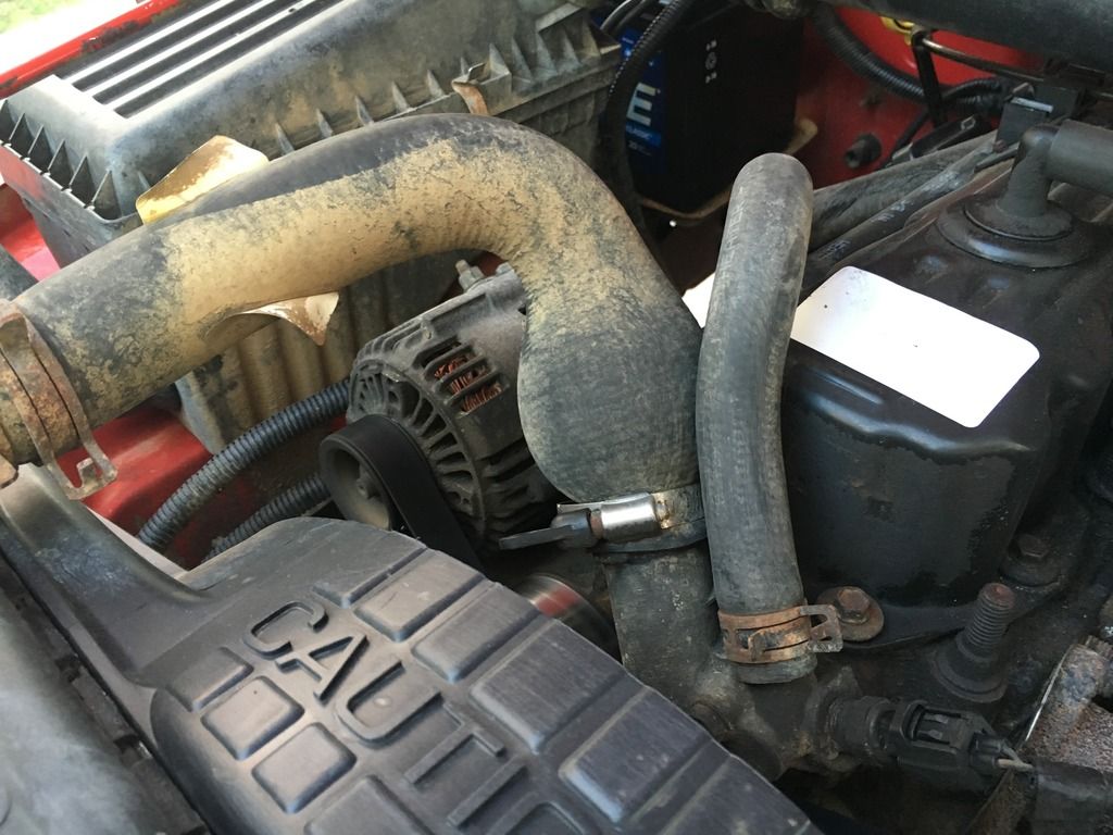 Bulge in radiator hose Jeep Wrangler Forum